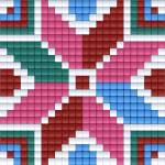 Bright Toys Мозайка с пиксели - Българска народна шевица, 24x24 пиксела - Мотив 28 (BE24028)