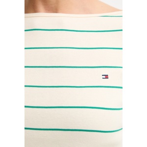 Tommy Hilfiger блуза с дълги ръкави дамска от памук (WW0WW40589.)