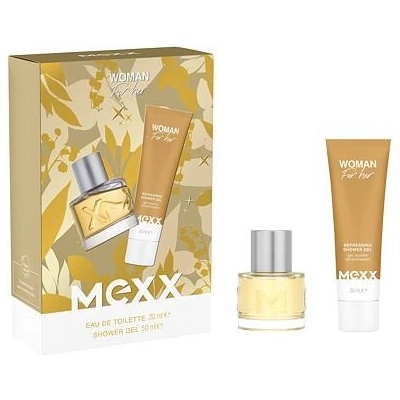 Mexx Woman dárková sada: EDT 20 ml + sprchový gel 50 ml