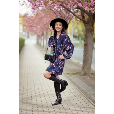 Himalife Košilové šaty Soha tmavě modrá