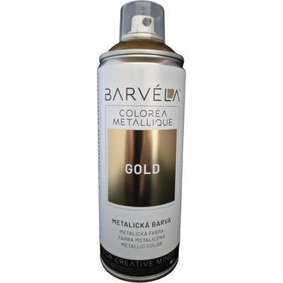 Barvéla coloréa metallique 400 ml gold