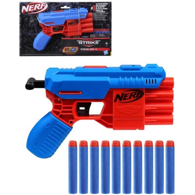 NERF HASBRO Alpha Strike Fang QS-4 set dětský blaster 10 šipek Elite