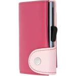 C-SECURE Картодържател C-SECURE с портфейл и монетник, Cherry/ Blush / Grey cardholder (COIN-WCH001-PI-LPI-GY)