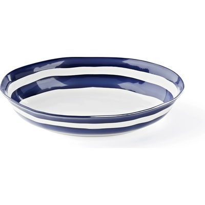 Guzzini Голяма купа за сервиране Riviera раирана 32 см бяла и тъмносиня (13291076)