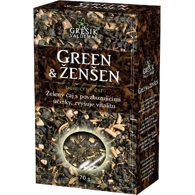 Grešík Bylinný čaj sypaný Green & Ženšen 70 g