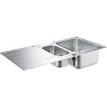 GROHE 31572sd1 - Мивка k500 1000 × 500 мм неръждаема стомана (gh0368) Мивка за вграждане