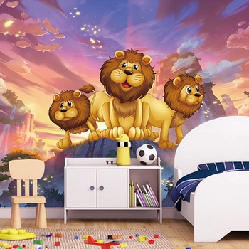 Image 1 of Art Gift Decor Фототапет Малки лъвчета