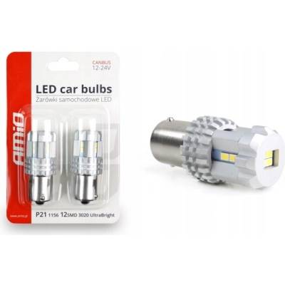 LED CANBUS UltraBright 3020 22 x SMD 1156 (R5W, R10W) P21 Bílá, žárovky 12 V / 24 V