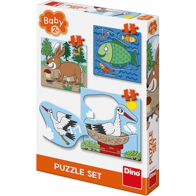 Dino - Puzzle Baby: Where the animals live - 40 - 99 piese