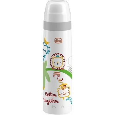 Chicco Termoska biela s obrázkami mix dizajnov 500 ml
