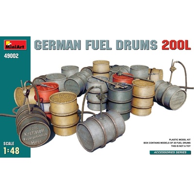 MiniArt German Fuel Drums 200L 49002 1:48