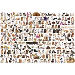 EUROGRAPHICS - Puzzle World of dogs - 1 000 piese