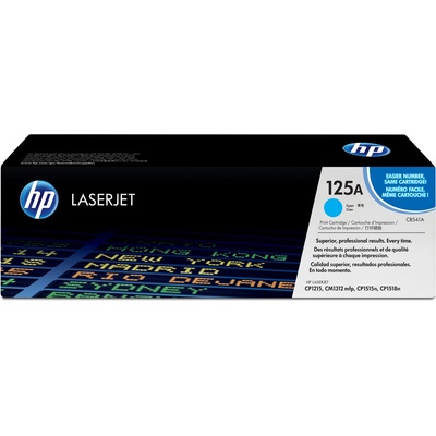 HP Оригинална тонер касета HP 125A Cyan за HP Color LaserJet CM1312nfi/CP1215/CP1518ni | CB541A (CB541A)