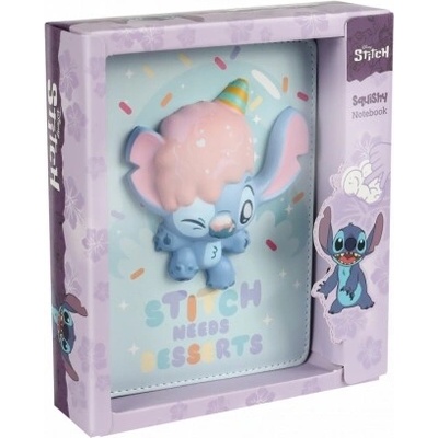 Coolpack Zápisník B6 s 3D postavičkou Dessert Stitch Pastel