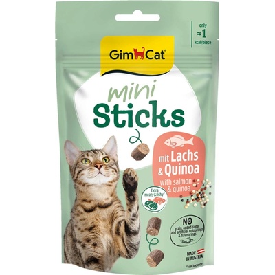 GimCat Mini Sticks losos a quinoa 50 g