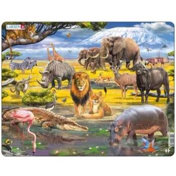 Image 1 of Larsen - Детски пъзел - Савана - 43 части (FH30)