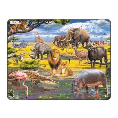 Larsen - Детски пъзел - Савана - 43 части (FH30)