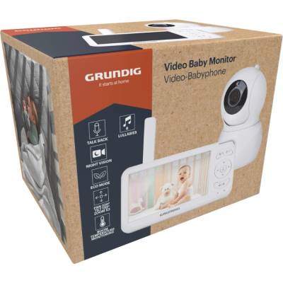 Grundig 33423 видео бебефон 5" дисплей (33423)