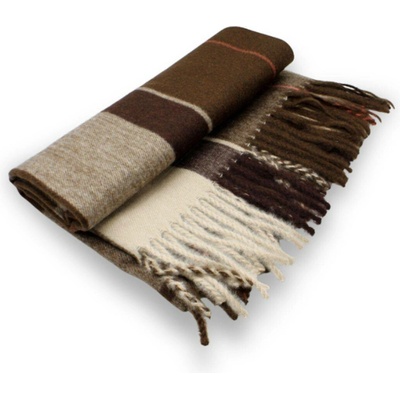 Krumlovanka Maxi kostkovaná Cashmere Sensation P-72654-M hnědá