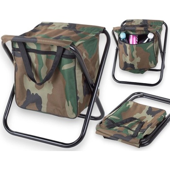 Verk Group Rybárska stolička moro taška zelená