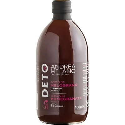 ANDREA MILANO Ocot z granátového jablka nepasterizovaný a nefiltrovaný s octovou matkou BIO 500 ml