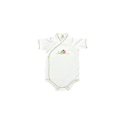 For Babies Боди камизолка с къс ръкав For Babies - Охлювче, 0 месеца (00926 j2)