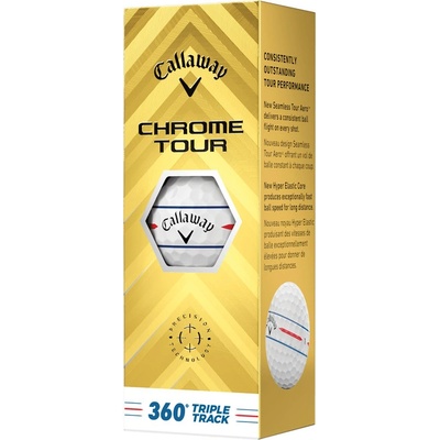 Callaway Chrome Tour 360 Triple Track bílé 3 ks – Hledejceny.cz