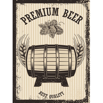 Ceduľa Premium Beer - Best Quality