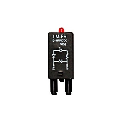 Modul pro relé Schrack LED RPML0524 24VAC/DC červený