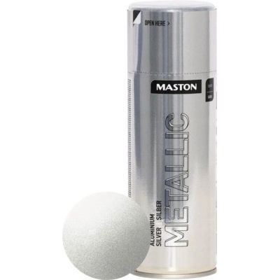 Maston Metallic strieborná metalická 400 ml