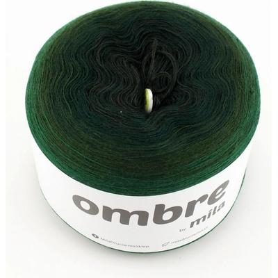 MILA OMBRE MERINO 1200m/3nitka MM14R - MISS GREEN II.