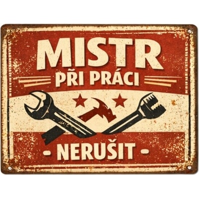 Ceduľa Mistr Při Práci Nerušit