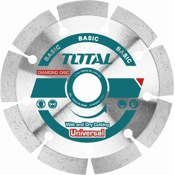 Total Kotouč diamantový řezný segmenový 115 x 22,2 mm TAC2111153