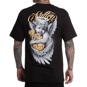 SULLEN мъжка тениска sullen - heavenly - черна - scm7377_bk