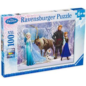 Ravensburger Пъзел Ravensburger от 100 XXL части - Замръзналото кралство (10516) - ozone