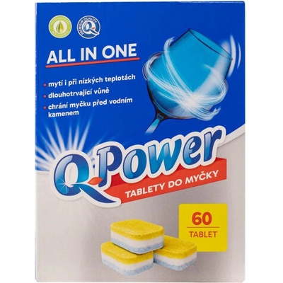 Q-Power tablety do myčky All in1 60 ks