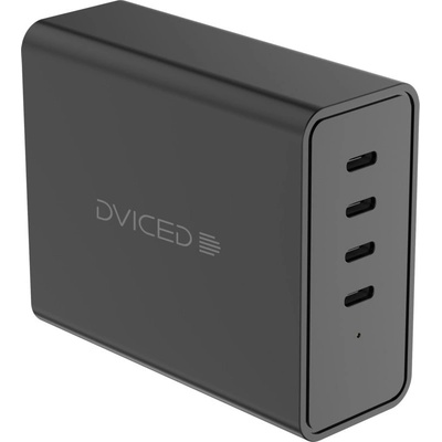 Настолно зарядно 140W GaN 4C EU черно от Dviced (DV211002)