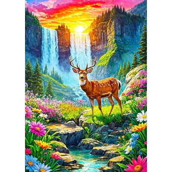 Enjoy - Puzzle Deer Paradise - 1 000 piese