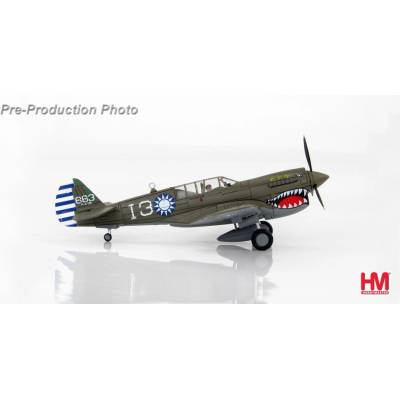 Hobby Master P-40N Warhawk Chinese Air Force 3rd FG 7th FS White 663 Wang Kuang Fu Laohokow China January 1945 1:72