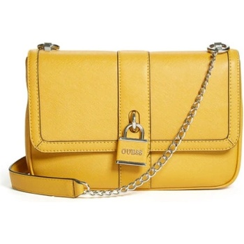 Guess dámská kabelka crossbody Luka crossbody žlutá