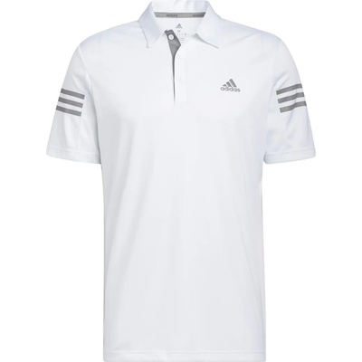 adidas Мъжка блуза с яка Adidas 3 Stripe Polo Shirt Mens - White