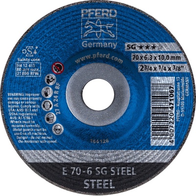Pferd Brúsny kotúč 70 x 6,3 x 10,0 mm 4007220471067