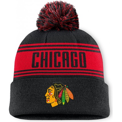 Fanatics pánská čepice Chicago Blackhawks A/CAP beanie Cuff W/Pom