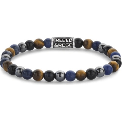 REBEL & ROSE náramok Blue Rain Vintage RR-60110-V