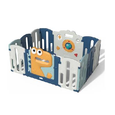 Детска кошара с модулна конструкция, устойчива на атмосферни влияния, сгъваема и неплъзгаща се за употреба на открито/вътре (EC-34E4-8SZ3) (EC-34E4-8SZ3)