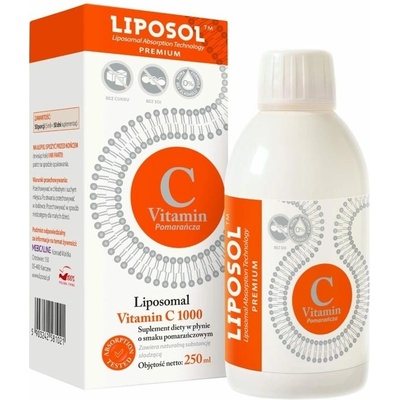 Lipozomálny vitamín C 1000 Pufrovaný Pomaranč 250 ml