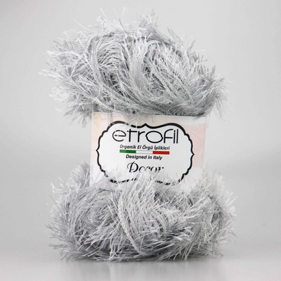 Etrofil Příze Decor 79034 světle šedá