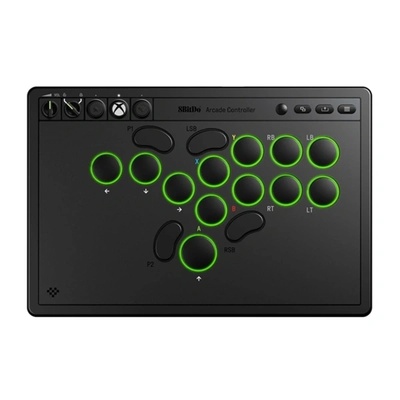 8BitDo Arcade Stick Безжичен контролер с всички бутони за Xbox Series X|S / Xbox One / PC, черен RET00621 (RET00621)