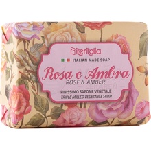 Iteritalia mydlo rastlinne Ruza a jantar 125 g