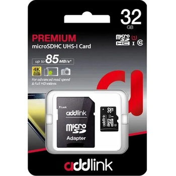 Image 1 of addlink microSDHC 32GB UHS-1/C10 AD32GBMSH310A